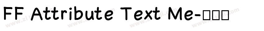 FF Attribute Text Me字体转换